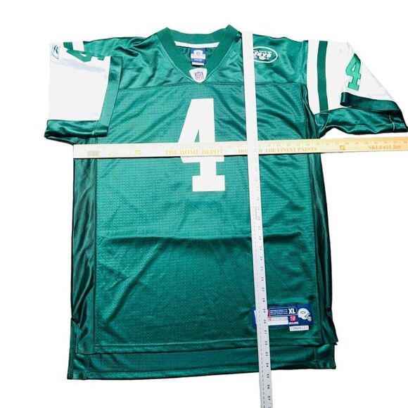 Reebok New York Jets Brett Farve #4 NFL Football Jersey Men's XL - Picture 7 of 8